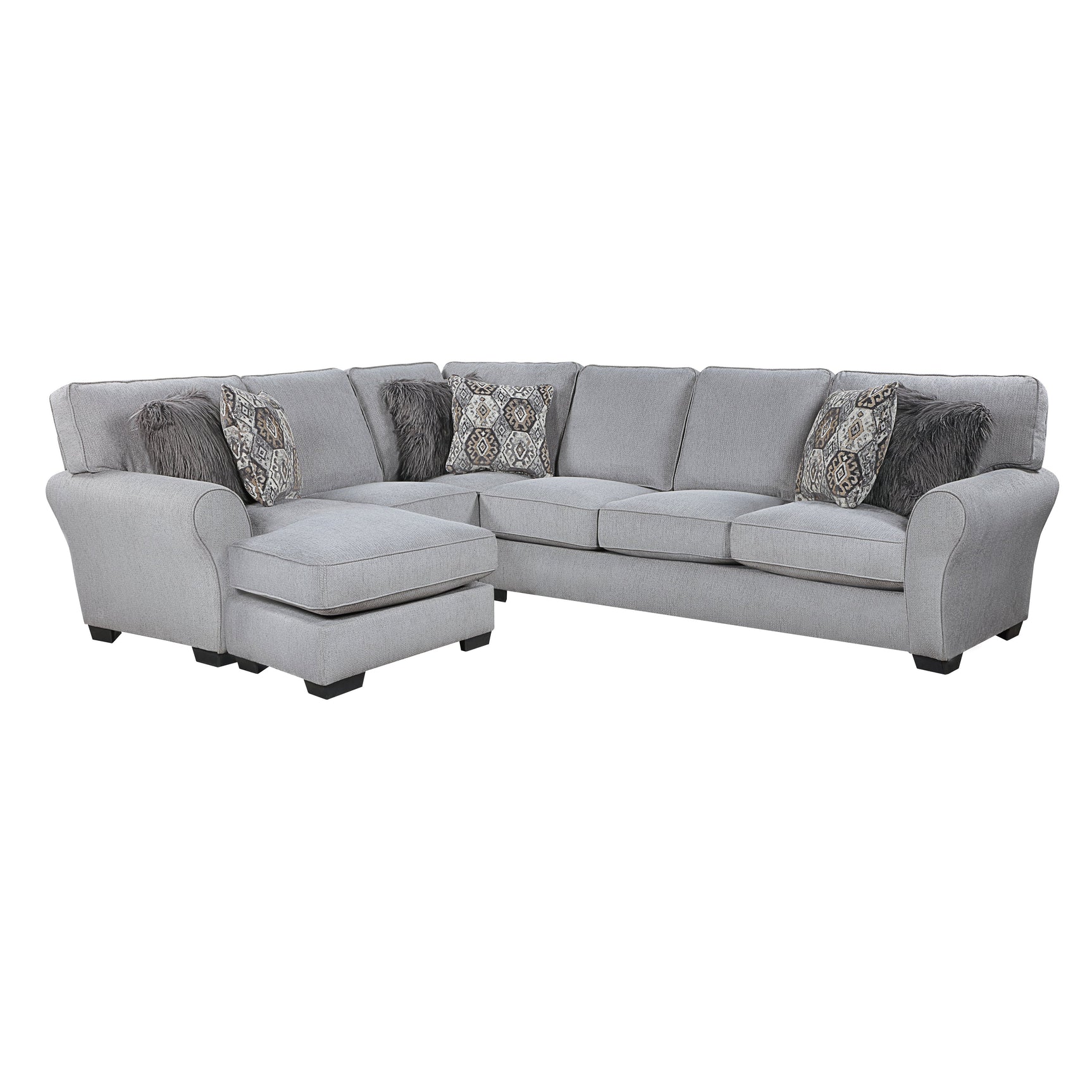 Kieran Gray 2-Piece Reversible Sectional - Ornate Home