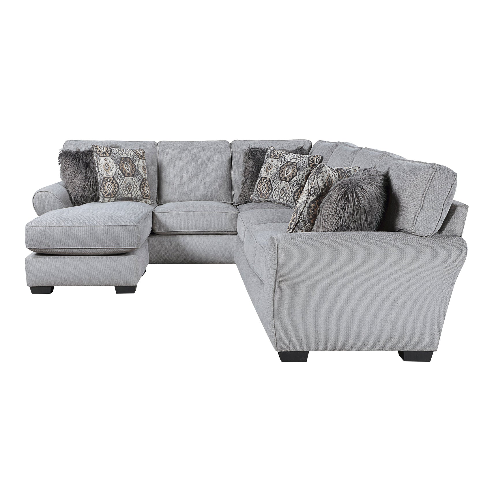 Kieran Gray 2-Piece Reversible Sectional - Ornate Home