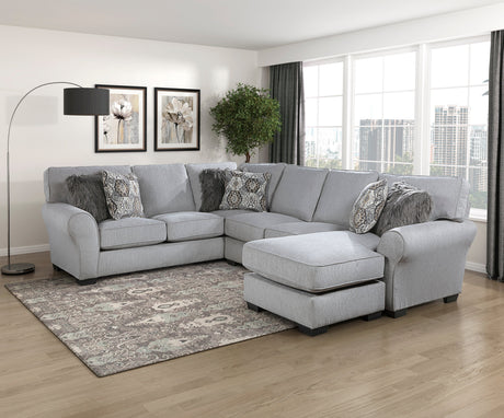 Kieran Gray 2-Piece Reversible Sectional - Ornate Home