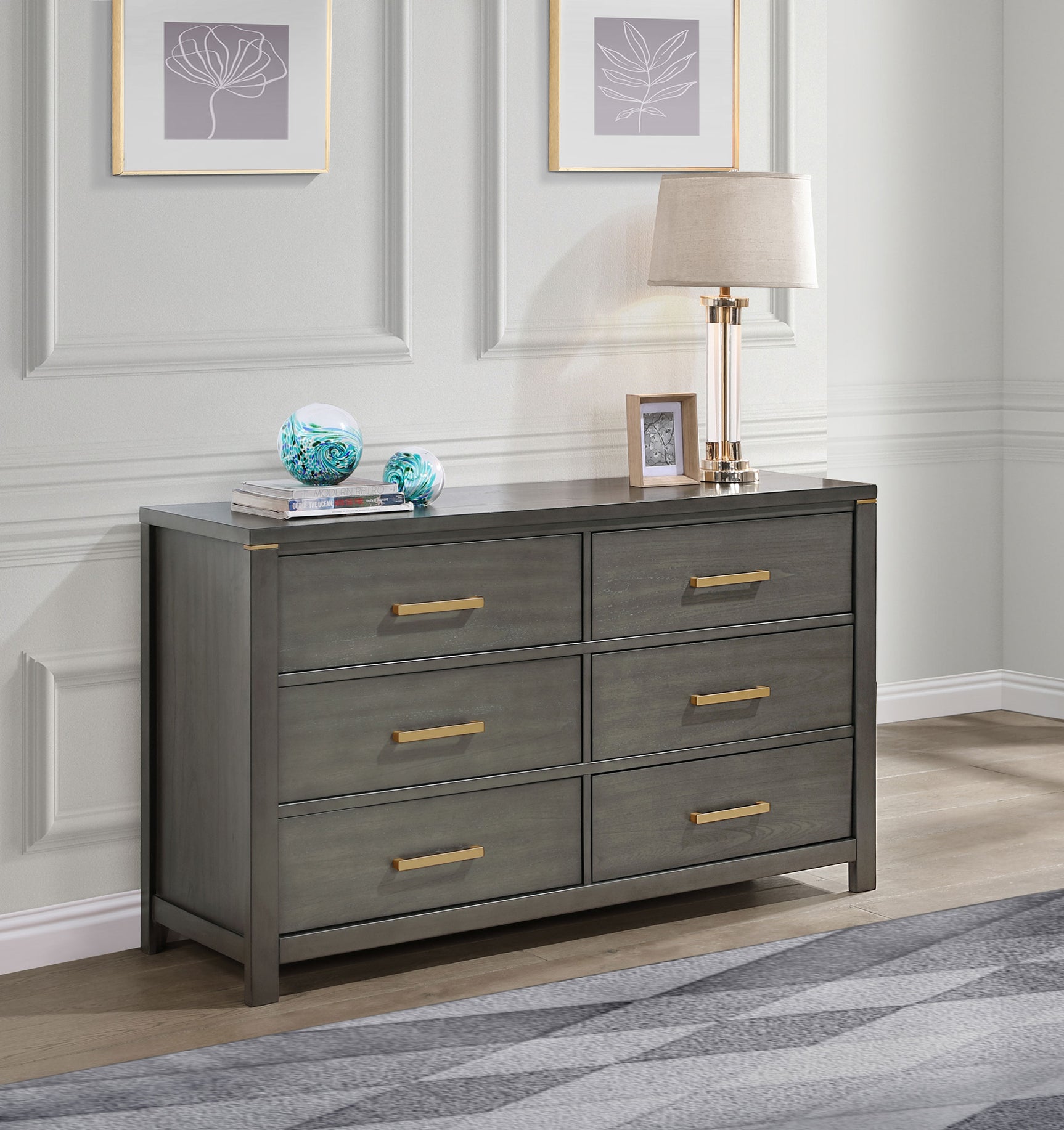 Kieran Grey Dresser - Ornate Home