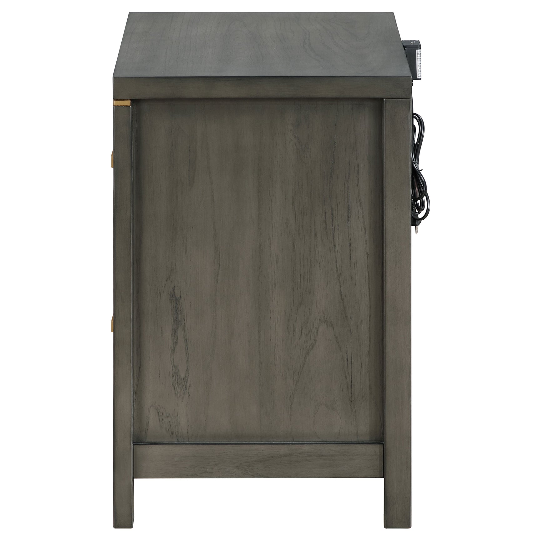 Kieran Grey Nightstand - Ornate Home
