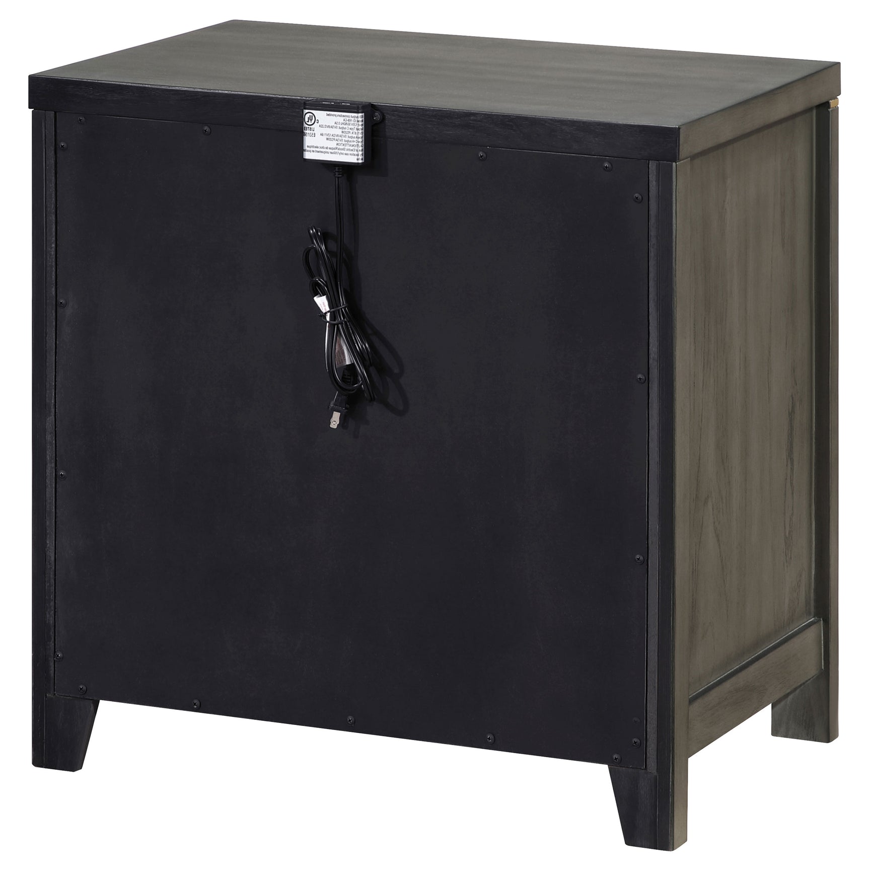 Kieran Grey Nightstand - Ornate Home