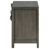 Kieran Grey Nightstand - Ornate Home