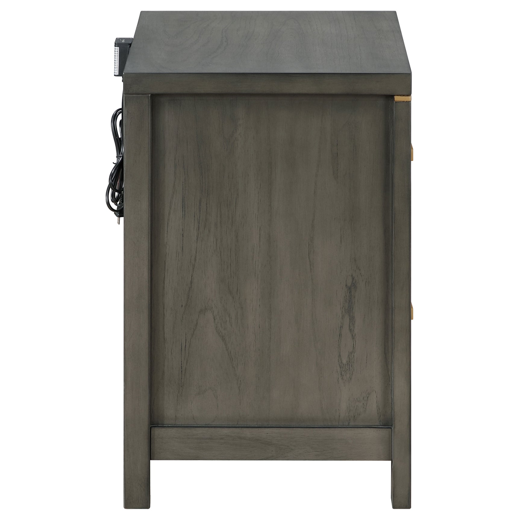 Kieran Grey Nightstand - Ornate Home