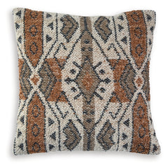 Kierenworth Sienna/Ivory/Black Pillow (Set of 4) - Ornate Home