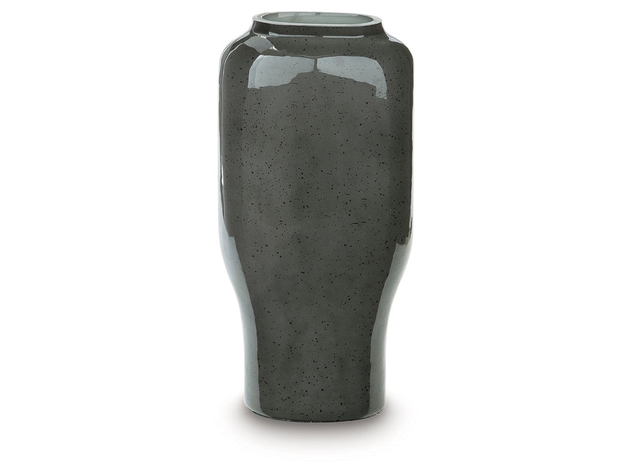 Kierlain Gray/Black Vase (12.75''H) (Online Special Price) - Ornate Home
