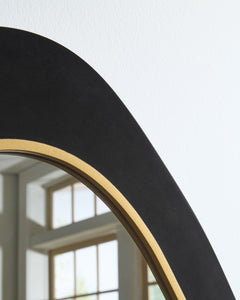 Kierlock Black/Gold Accent Mirror - Ornate Home