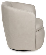 Kierreys Bone Swivel Accent Chair (Online Special Price) - Ornate Home