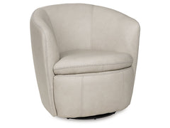 Kierreys Bone Swivel Accent Chair - Ornate Home