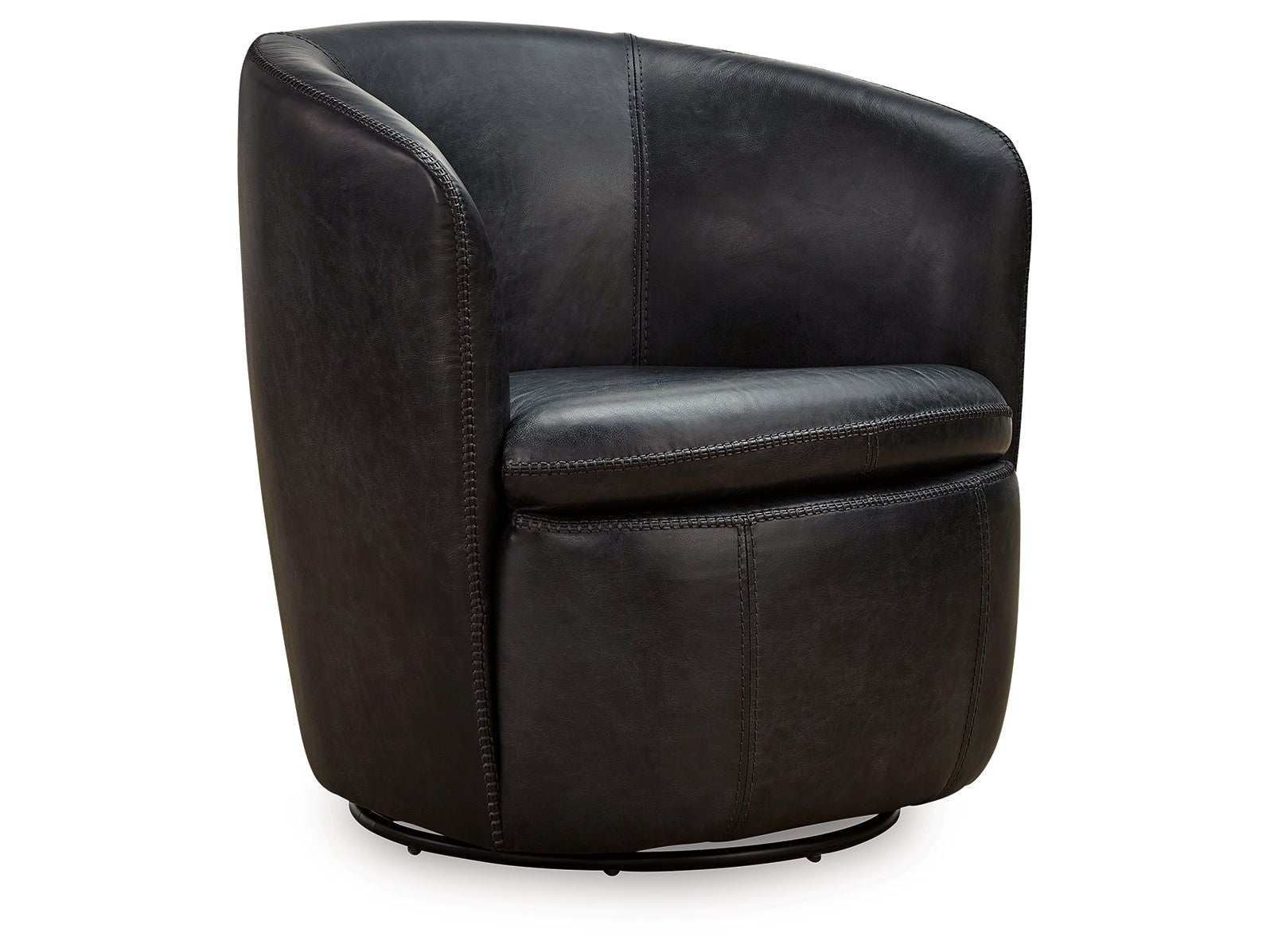 Kierreys Midnight Swivel Chair (Online Special Price) - Ornate Home