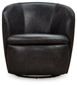 Kierreys Midnight Swivel Chair - Ornate Home