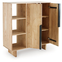 Kierwell Natural Accent Cabinet - Ornate Home