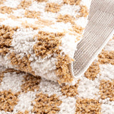 Kieu Yellow & White Checkered Area Rug - Ornate Home