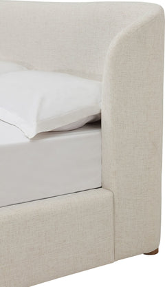 Kiki Whipped Honey Upholstered California King Bed - Ornate Home