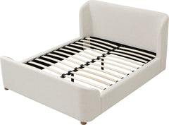 Kiki Whipped Honey Upholstered California King Bed - Ornate Home