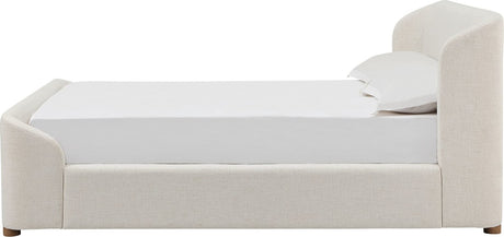 Kiki Whipped Honey Upholstered King Bed - Ornate Home