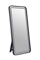 Kiley Black Floor Mirror - Ornate Home