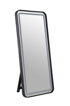 Kiley Black Floor Mirror - Ornate Home