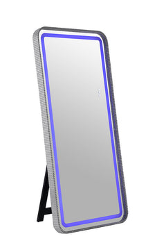 Kiley Silver Floor Mirror - Ornate Home