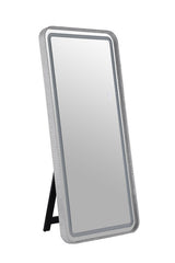 Kiley Silver Floor Mirror - Ornate Home