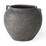 Kilian Brown-Gray Short Double Ear Vase - Ornate Home