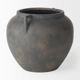 Kilian Brown-Gray Short Double Ear Vase - Ornate Home