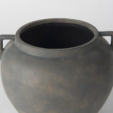 Kilian Brown-Gray Short Double Ear Vase - Ornate Home