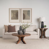 Kilian Brown-Gray Short Double Ear Vase - Ornate Home
