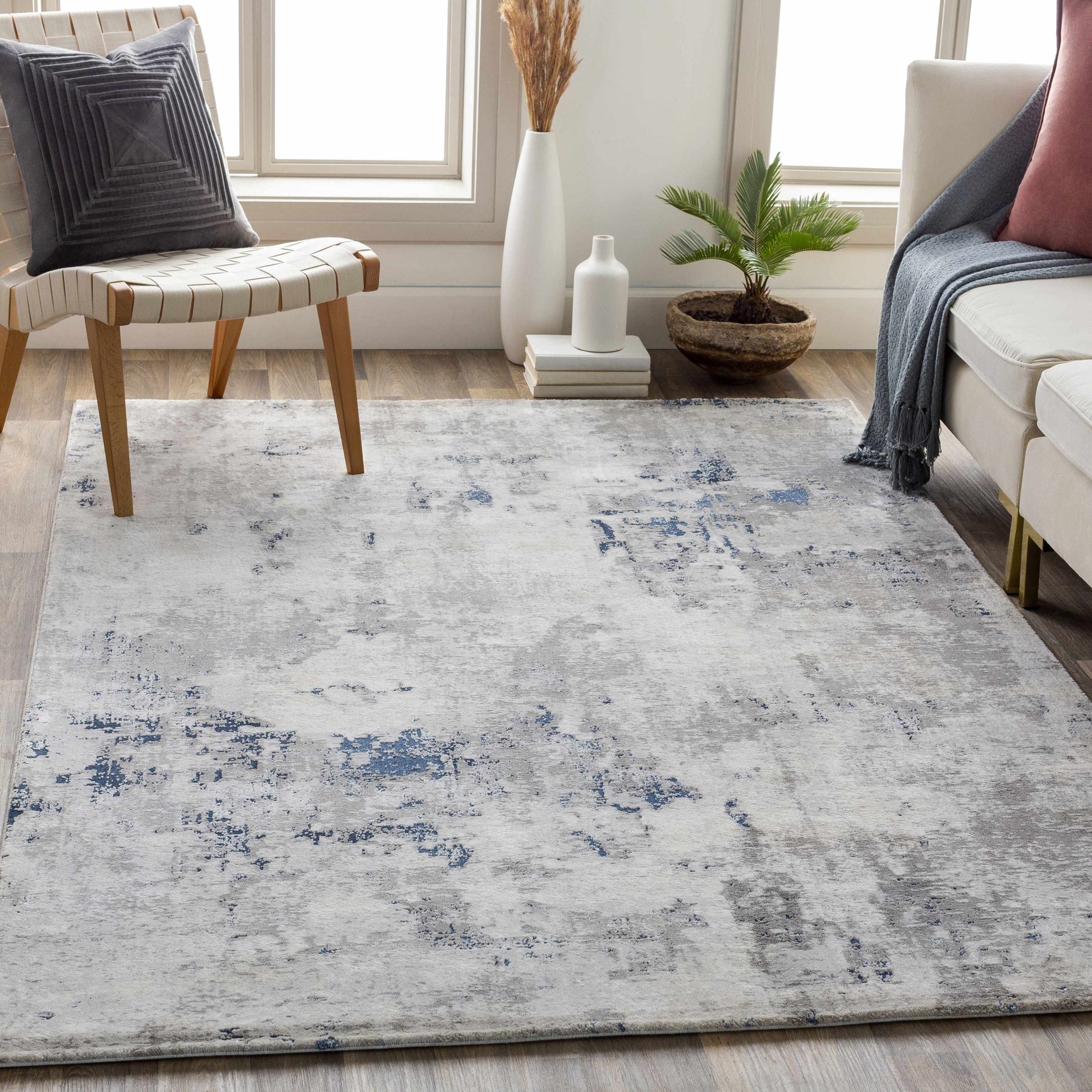 Killara Faux Silk Rug - Ornate Home