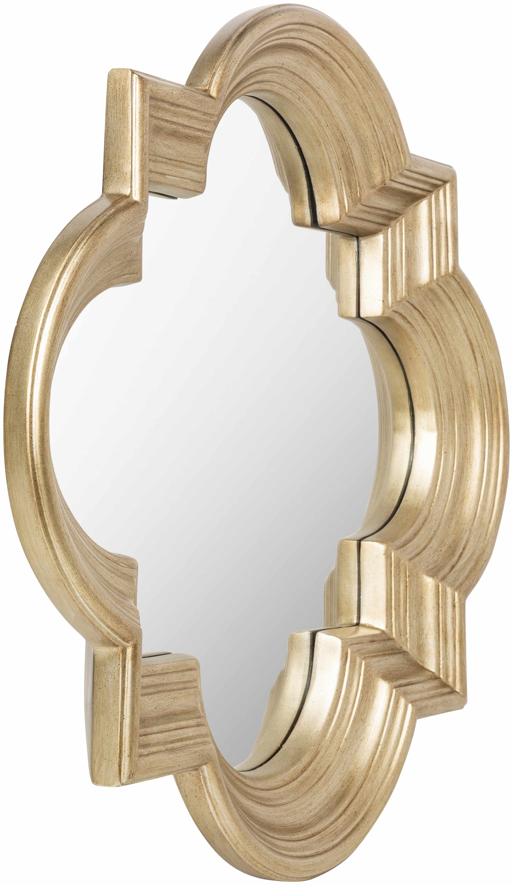 Killester Gold Frame Rectangular Mirror - Ornate Home