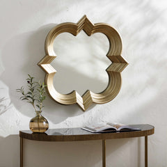 Killester Gold Frame Rectangular Mirror - Ornate Home