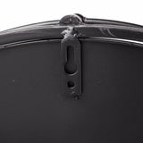 Kimbel Black Metal Mirrored Base Round Tray - Ornate Home