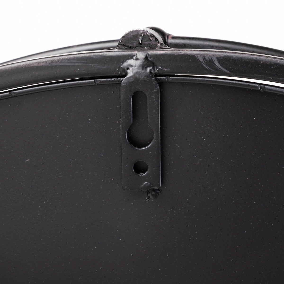 Kimbel Black Metal Mirrored Base Round Tray - Ornate Home
