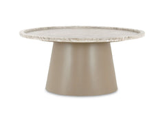 Kimberley White Marble Coffee Table - Ornate Home