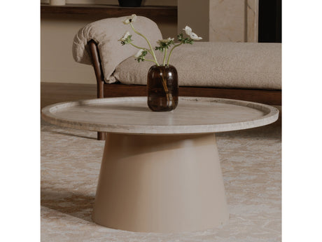 Kimberley White Marble Coffee Table - Ornate Home