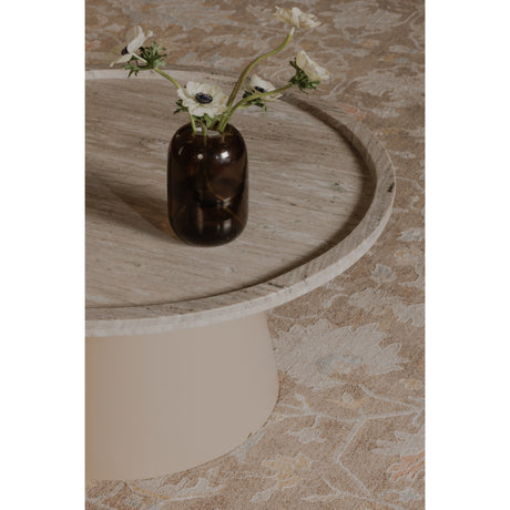Kimberley White Marble Coffee Table - Ornate Home