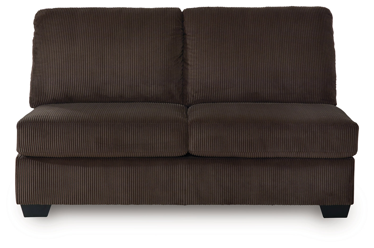 Kimlee Chocolate 3-Piece Sectional and Ottoman (Online Special Price) - Ornate Home