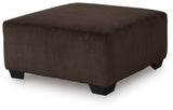 Kimlee Chocolate 3-Piece Sectional and Ottoman - Ornate Home