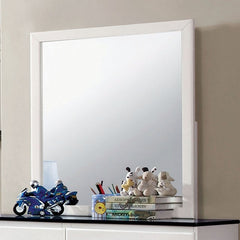 Kimmel White/Blue Mirror - Ornate Home