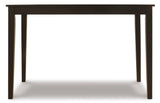 Kimonte Dark Brown Dining Table (Online Special Price) - Ornate Home