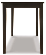 Kimonte Dark Brown Dining Table (Online Special Price) - Ornate Home