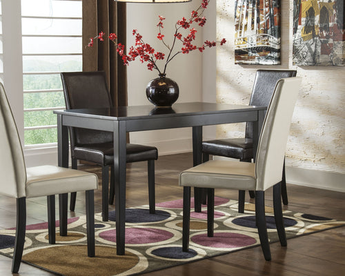 Kimonte Dark Brown Dining Table (Online Special Price) - Ornate Home