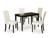 Kimonte Ivory Dining Table and 4 Chairs (Online Special Price) - Ornate Home