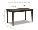 Kimonte Ivory Dining Table and 4 Chairs (Online Special Price) - Ornate Home