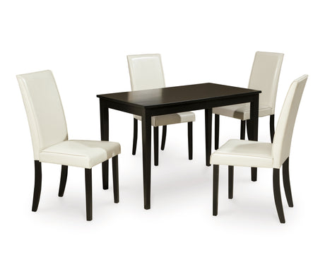 Kimonte Ivory Dining Table and 4 Chairs - Ornate Home