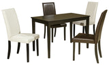 Kimonte Ivory Dining Table with 4 Chairs - Ornate Home