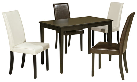 Kimonte Ivory Dining Table with 4 Chairs - Ornate Home