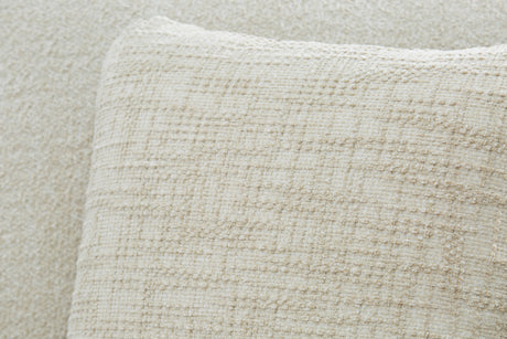 Kimora Beige/Brown Outdoor Corner Chair with Cushion - Ornate Home