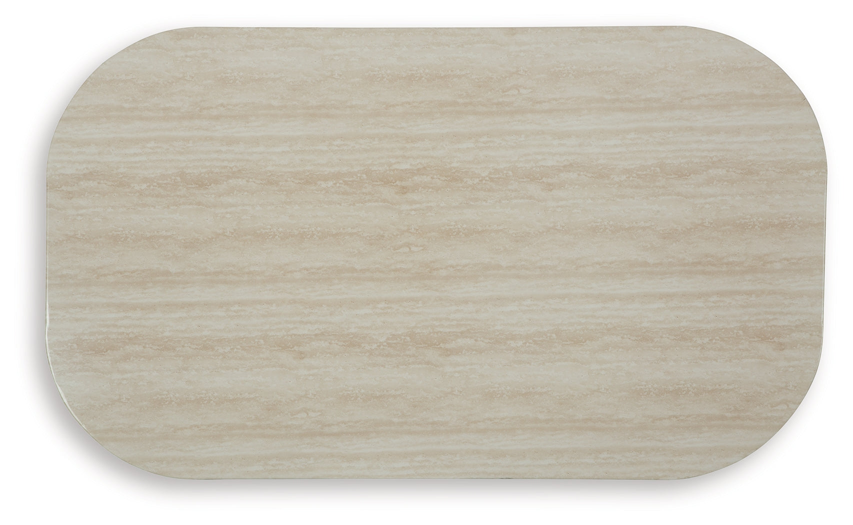 Kimora Beige/Dark Brown Outdoor Coffee Table - Ornate Home