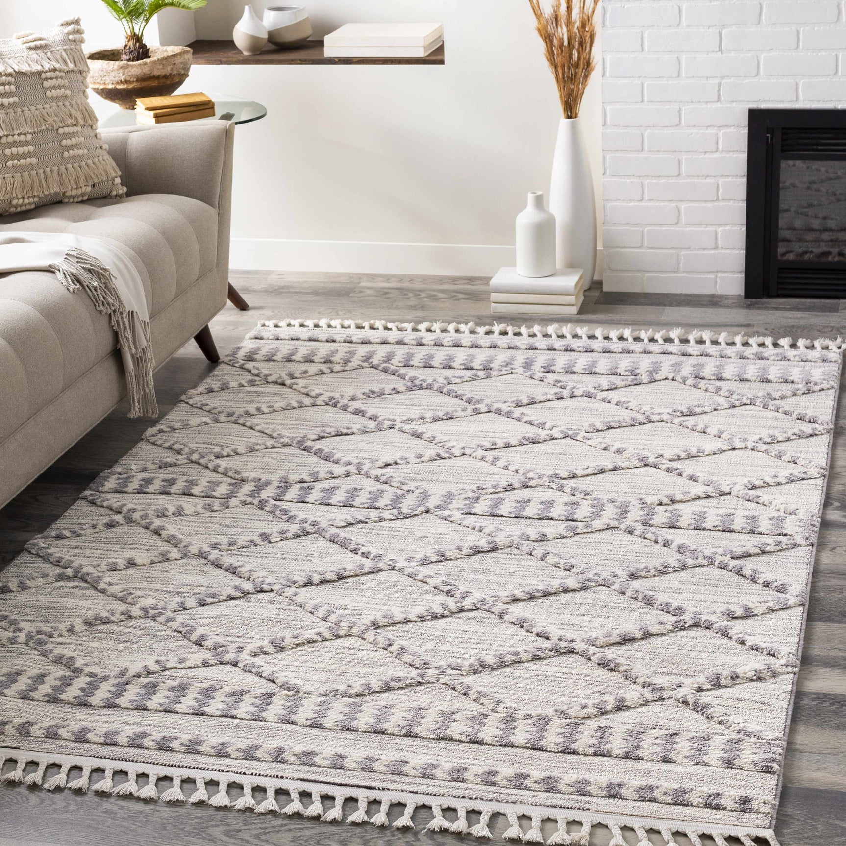 Kincheloe Textured 5x7 Carpet - Clearance - Ornate Home